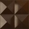 Ekena Millwork 11 7/8in. W x 11 7/8in. H Tirana EnduraWall Decorative 3D Wall Panel Covers 0.98 Sq. Ft. WP12X12TIAMB - alternate 1